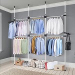 Telescopic clothes hanger, heavy-duty adjustable height clothes hanger